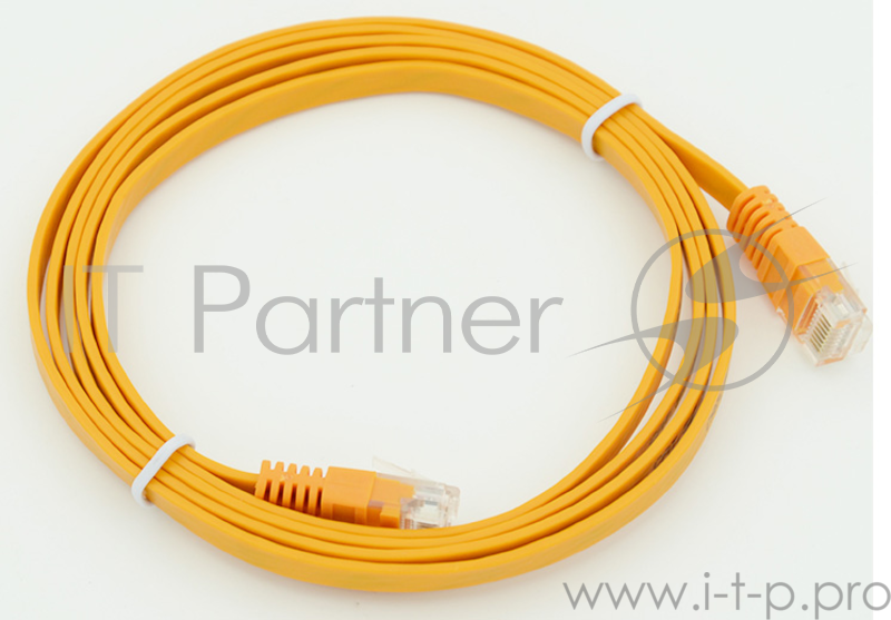 Сетевое оборудование Patchcord литой 5E Copper FLAT 1.5 m