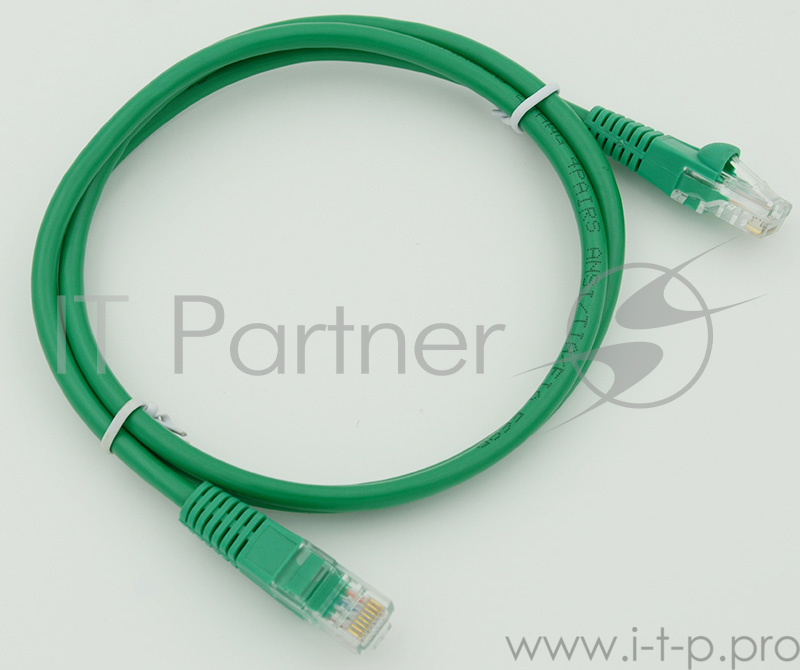 Сетевое оборудование Patchcord molded 5E Copper 1m Green