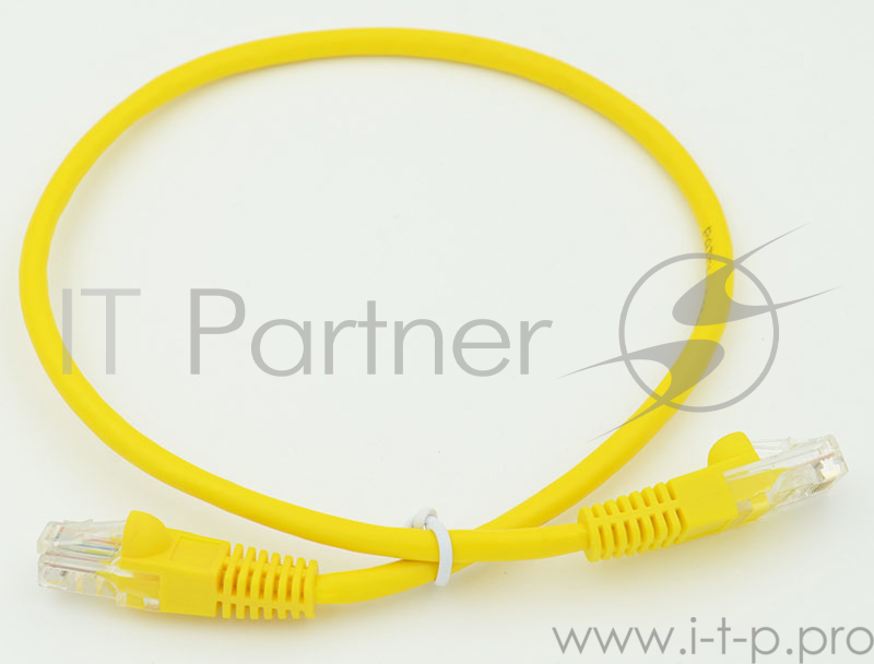 Сетевое оборудование Patchcord molded 5E Copper 0.5m Yellow