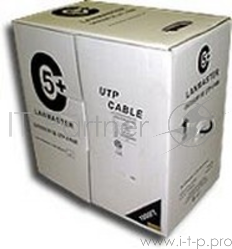 Кабель информационный Lanmaster LAN-5EUTP-WP-OUT кат.5е U/UTP не экранированный 4X2X24AWG PVC внешний 305м черный