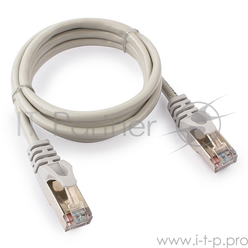 Патч-корд 1.0м , FTP Cat. 5E, Gembird PP22e-1m, литой, многожильный