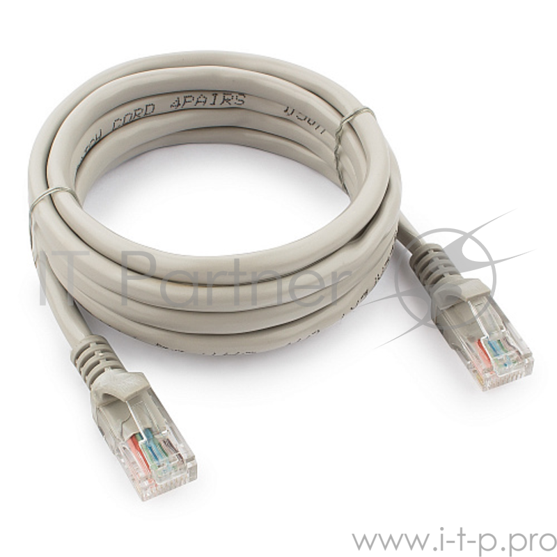 Патч-корд UTP Gembird кат.5e, 2м, литой, многожильный