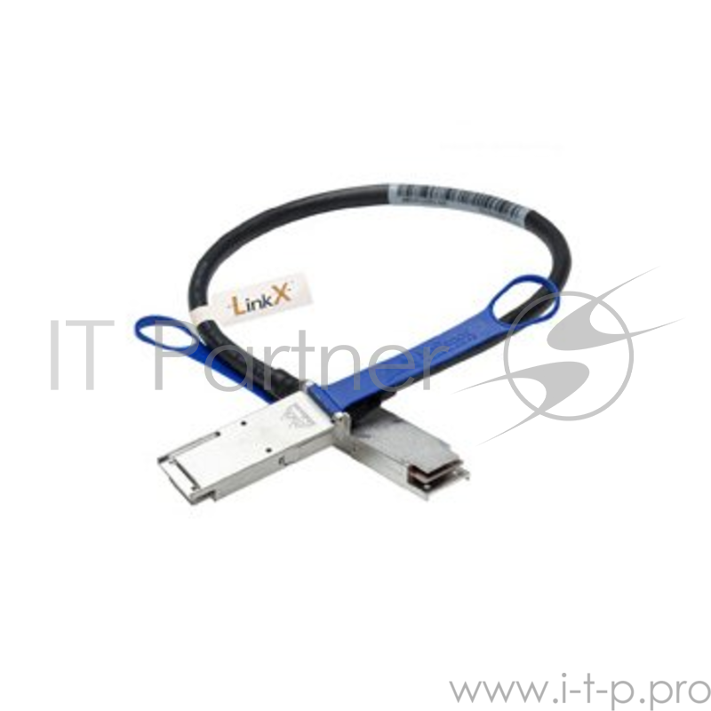 Пассивный медный кабель Mellanox passive copper hybrid cable, ETH 100GbE to 4x25GbE, QSFP28 to 4xSFP28, 1m