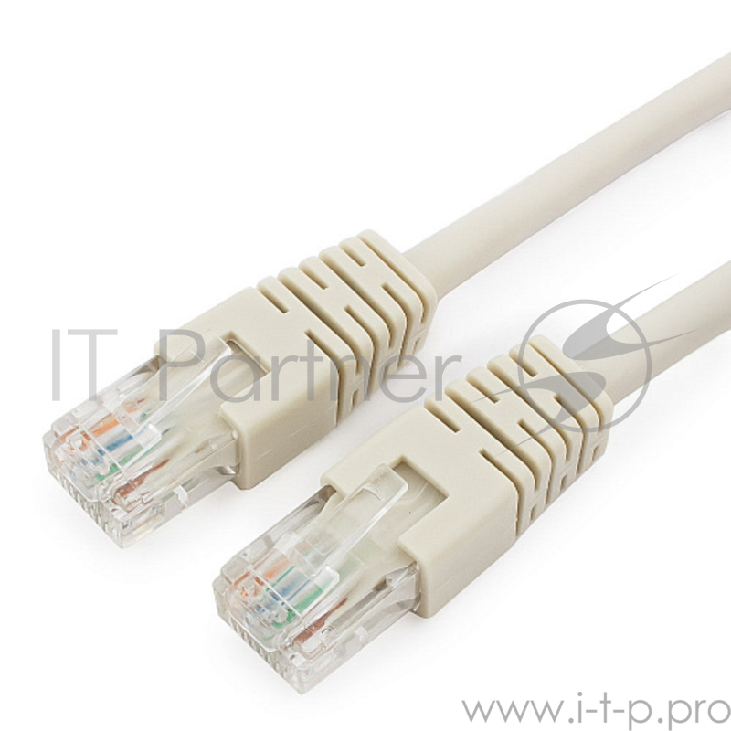 Патч-корд UTP Cablexpert PP6U-2M кат.6, 2м, литой, многожильный (серый)