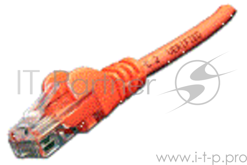 Патч-корд LANMASTER LSZH UTP кат.6, с заливными колпачками, 1.5 м, оранжевый