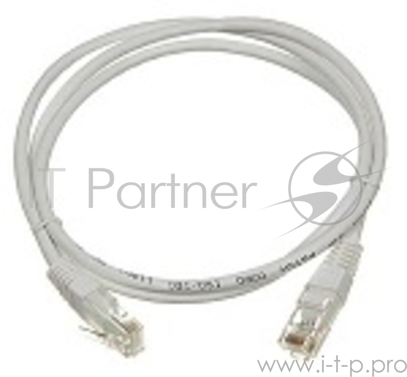 Патч-корд TWT UTP кат.5e, с заливными колпачками, 5.0 м, белый