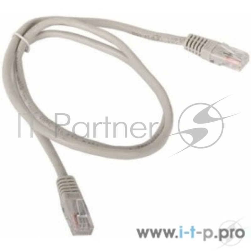 Патчкорд литой TV-COM многожильный UTP кат.5е 1,5м серый