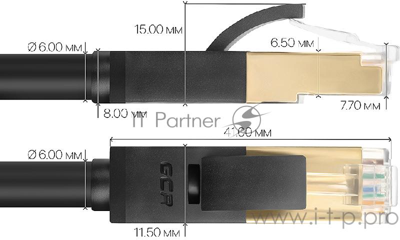 Greenconnect Патч-корд PROF категории 7 ethernet 15.0m F/FTP, RJ45, CU, 28 AWG, литой, прямой , черный, экранированные коннекторы Greenconnect Патч-корд PROF категории 7 ethernet 15.0m F/FTP, RJ45, CU, 28 AWG, литой, прямой , черный, экранированн