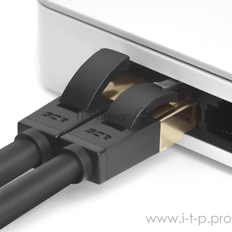 Greenconnect Патч-корд PROF категории 7 ethernet 15.0m F/FTP, RJ45, CU, 28 AWG, литой, прямой , черный, экранированные коннекторы Greenconnect Патч-корд PROF категории 7 ethernet 15.0m F/FTP, RJ45, CU, 28 AWG, литой, прямой , черный, экранированн