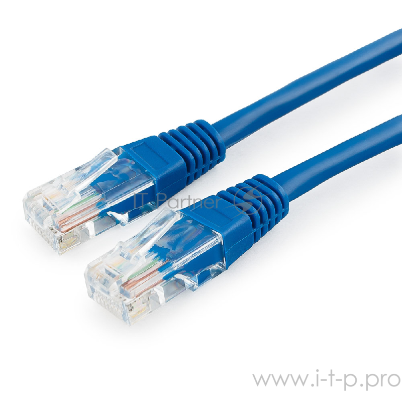 Патч-корд медный UTP Cablexpert PP10-10M/B кат.5, 10м, литой, многожильный (синий)