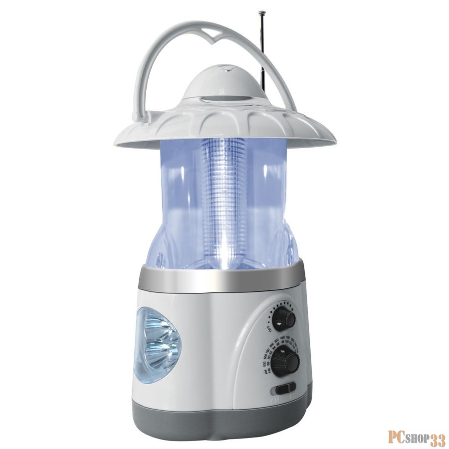 Радиоприемник Радиоприемник портативный Hyundai H-RLC140 белый/серебристый