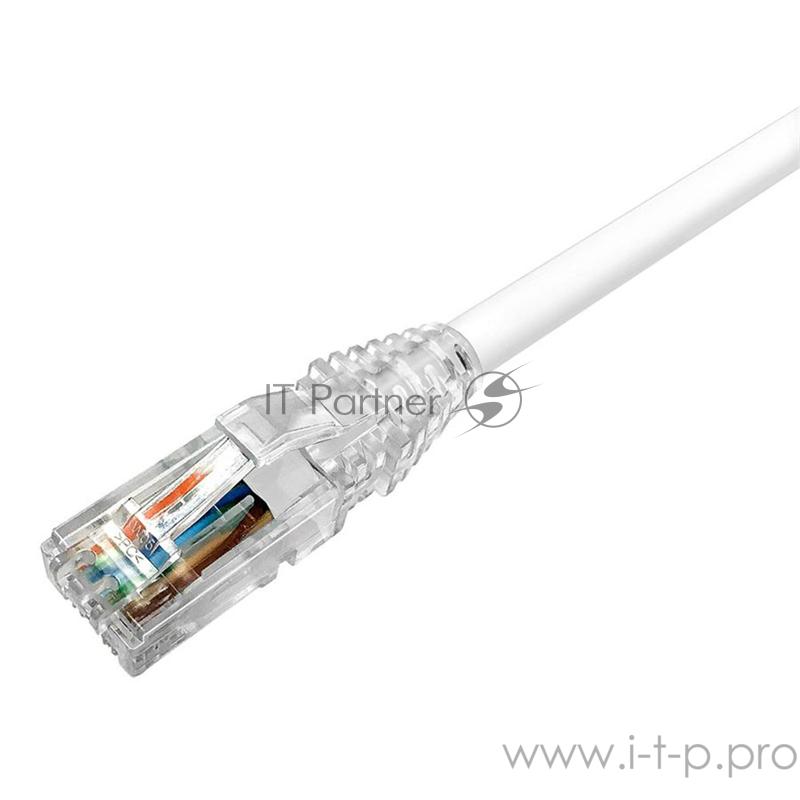 Коммутационный шнур Кат.5E U/UTP RJ-45, LSZH, Цвет: белый, 2.0м Patch Cord Cat5e U/UTP LSZH white, 2m