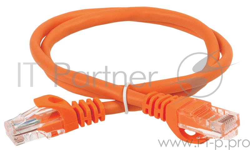 ITK Коммутационный шнур (патч-корд), кат.5Е UTP, 1,5м, оранжевый