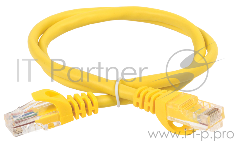 ITK Коммутационный шнур (патч-корд), кат.5Е UTP, 1,5м, желтый