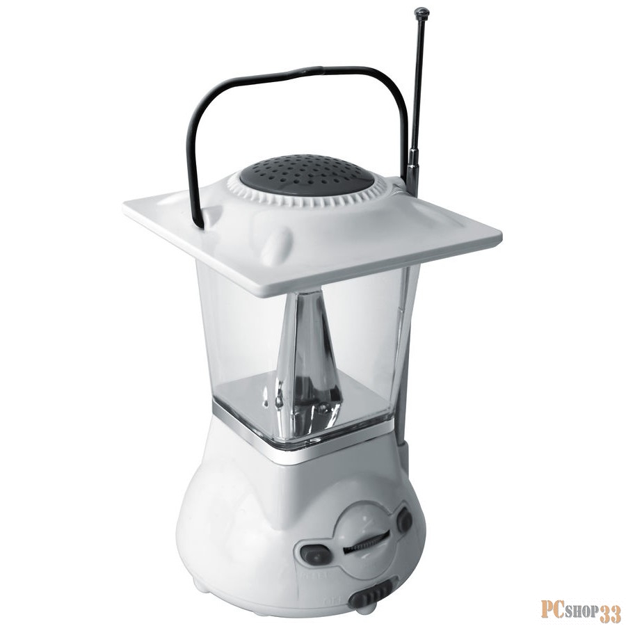 Радиоприемник Радиоприемник портативный Hyundai H-RLC110 белый/серый