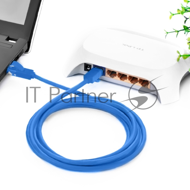 Greenconnect Патч-корд прямой 7.5m, UTP кат.5e, синий, позолоченные контакты, 24 AWG, литой, GCR-LNC01-7.5m, ethernet high speed 1 Гбит/с, RJ45, T568B Greenconnect Патч-корд прямой 7.5m, UTP кат.5e, синий, позолоченные контакты, 24 AWG, литой, GCR-LN