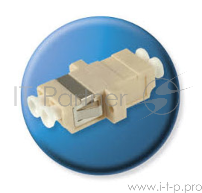 Адаптер проходной Brand-Rex BHCLCSM001 LC дуплекс для волокна 9/125 с керамической вставкой