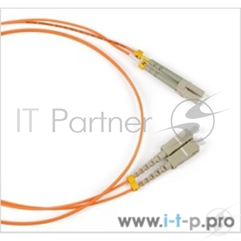 Патч-корд Hyperline FC-50-LC-SC-PC-3M Патч-корд волоконно-оптический (шнур) MM 50/125, LC-SC, duplex, LSZH, 3 м