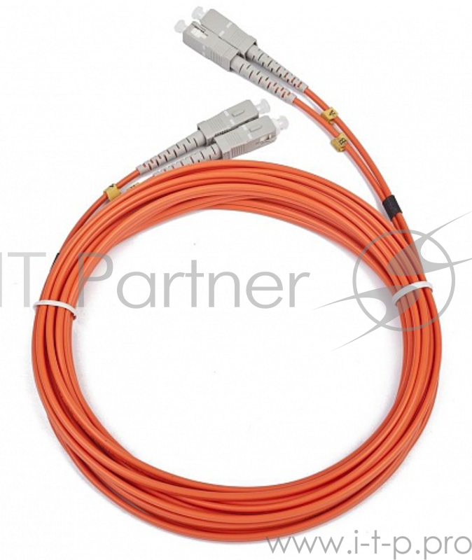 Двунаправленный мультимодовый оптоволоконный кабель Cablexpert , SC/SC, (50/125 OM2), 1 м.