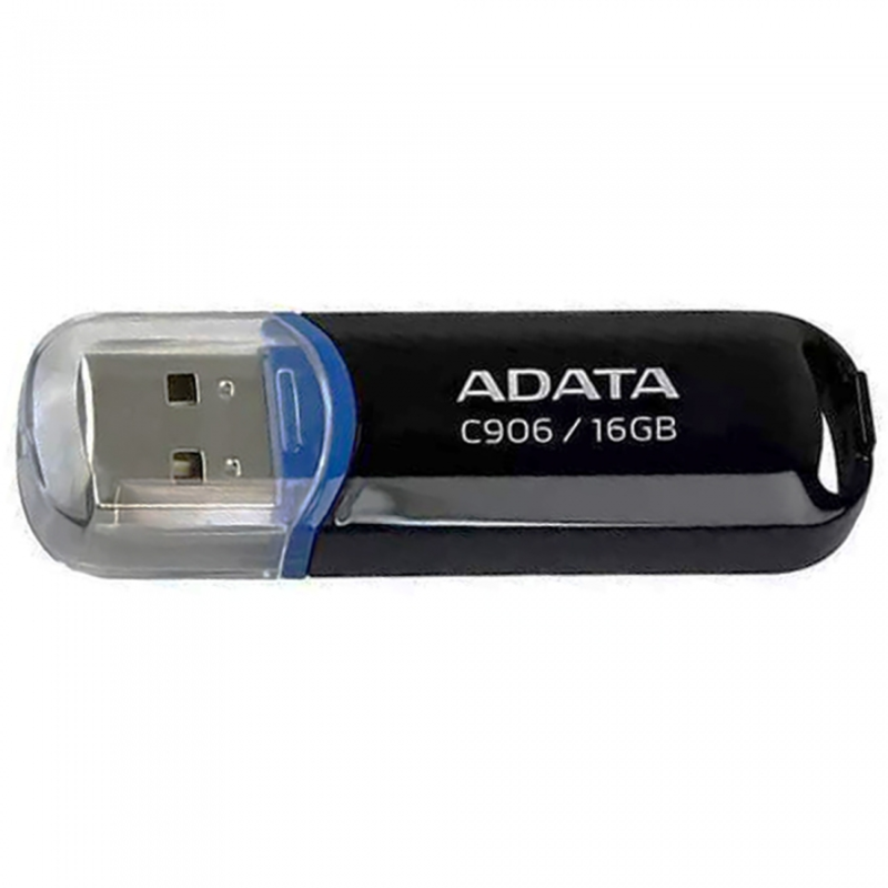 Носитель информации A-DATA Flash Drive 16Gb С906 AC906-16G-RBK {USB2.0, Black}