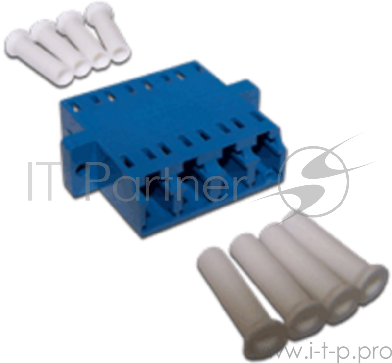 Адаптер оптический LC, SM, 4 порта, корпус SC