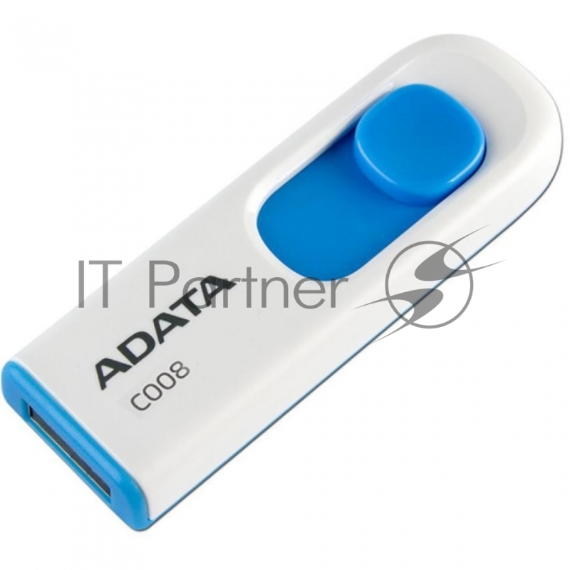 Носитель информации A-DATA Flash Drive 32Gb C008 AC008-32G-RWE {USB2.0, белый}