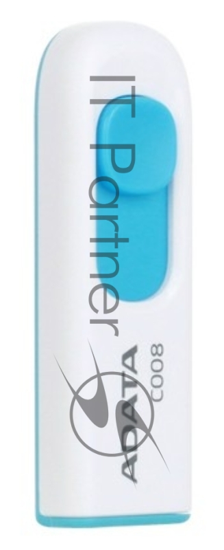 Носитель информации A-DATA Flash Drive 32Gb C008 AC008-32G-RWE {USB2.0, белый}