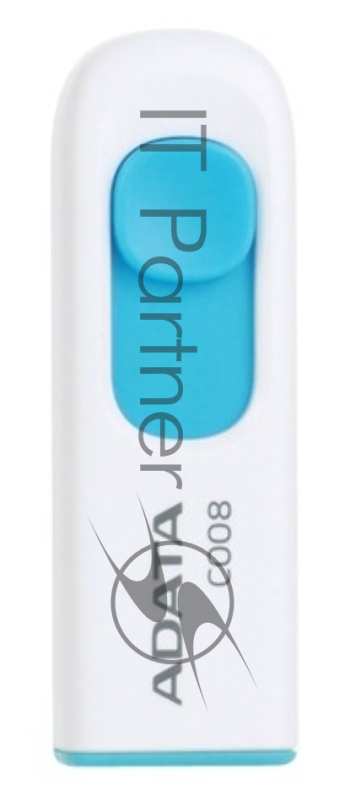 Носитель информации A-DATA Flash Drive 32Gb C008 AC008-32G-RWE {USB2.0, белый}