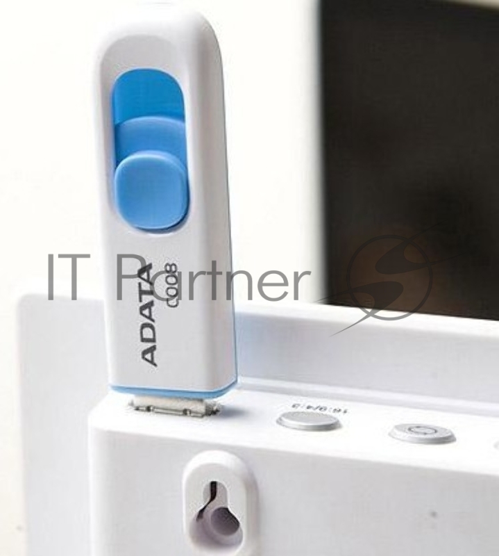 Носитель информации A-DATA Flash Drive 32Gb C008 AC008-32G-RWE {USB2.0, белый}