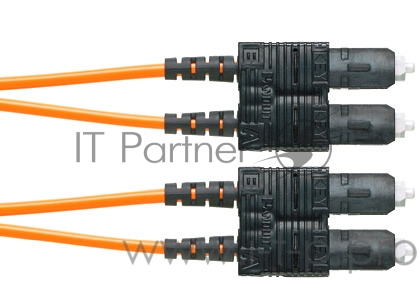 Кабель Патч-корд Panduit F923LSNSNSNM005 2x9/125 OS1/OS2 SC дуплекс-SC дуплекс 5м LSZH оранжевый