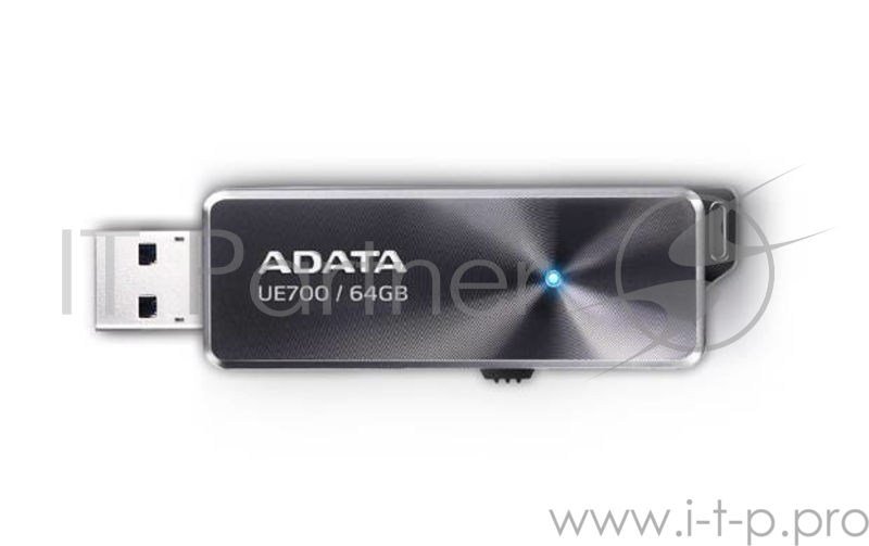 Носитель информации A-DATA Flash Drive 64Gb UE700 AUE700-64G-CBK {USB3.0, Black}