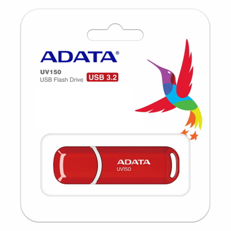 Носитель информации A-DATA Flash Drive 32Gb UV150 AUV150-32G-RRD {USB3.0, Red}