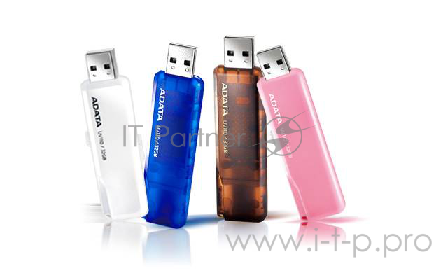 Носитель информации A-DATA Flash Drive 8Gb UV110 AUV110-8G-RWH {USB2.0, White}