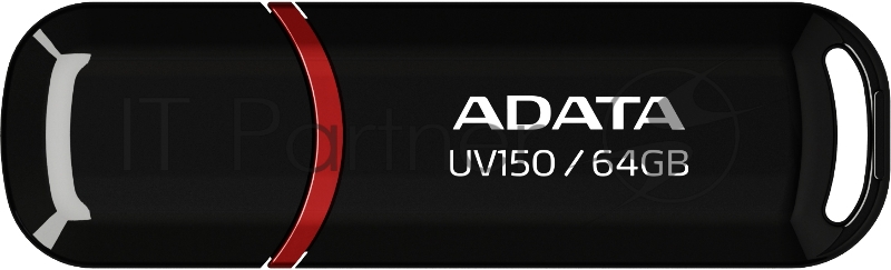 Носитель информации A-DATA Flash Drive 64GB UV150 AUV150-64G-RBK {USB3.0, Black}