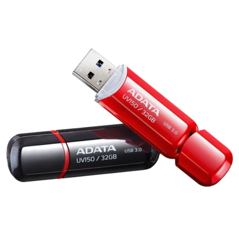 Носитель информации A-DATA Flash Drive 32Gb UV150 AUV150-32G-RBK {USB3.0, Black}