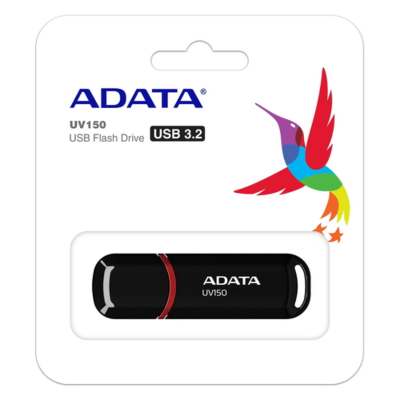 Носитель информации A-DATA Flash Drive 32Gb UV150 AUV150-32G-RBK {USB3.0, Black}