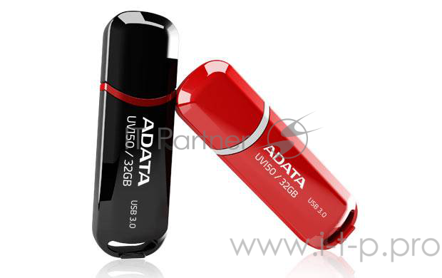 Носитель информации A-DATA Flash Drive 32Gb UV150 AUV150-32G-RBK {USB3.0, Black}