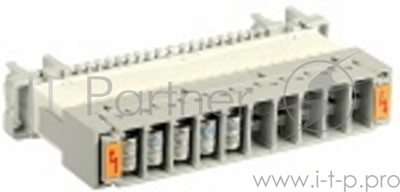 ITK Магазин грозоразрядников на 10 пар для защиты плинтовKrone, пустой