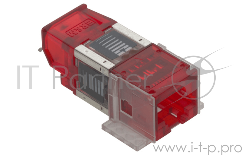 Модуль R&M Соединительный модуль Cat.6A ISO, 1xRJ45/u, 10x