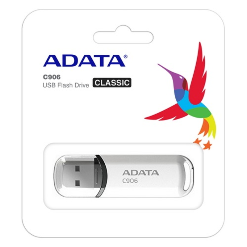 Носитель информации A-DATA Flash Drive 32Gb C906 AC906-32G-RWH {USB2.0, White}