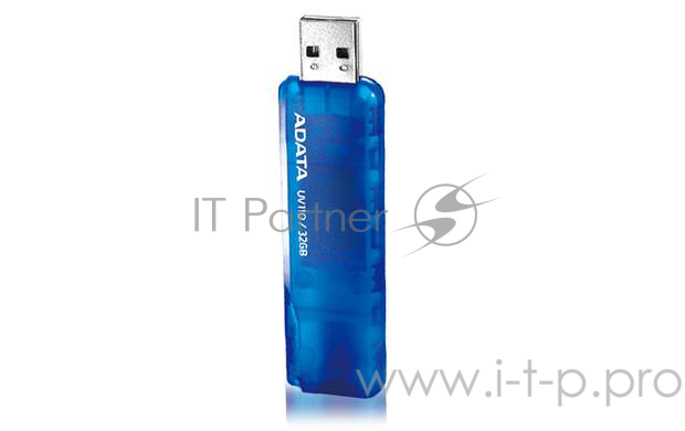 Носитель информации A-DATA Flash Drive 16Gb UV110 AUV110-16G-RBL {USB2.0, Blue}