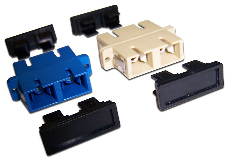 Адаптер проходной Lanmaster TWT-2SC-AM-SM SC duplex OS1/OS2 синий