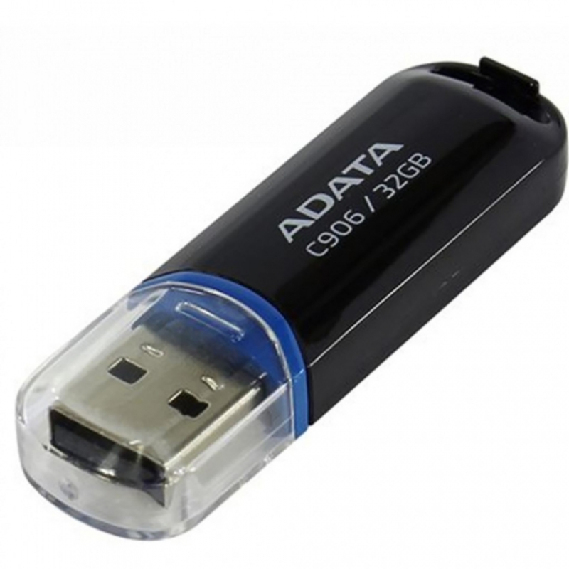 Носитель информации A-DATA Flash Drive 32Gb C906 AC906-32G-RBK {USB2.0, Black}