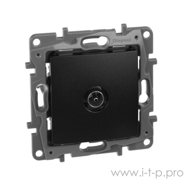 Розетка TV Звезда, алюминий ETIKA