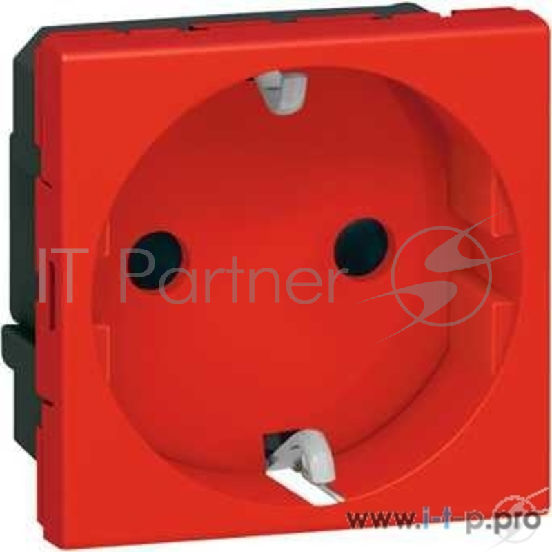 Аксессуары Legrand 77218 РОЗЕТКА 2К+3 - ПРОГРАММА MOSAIC - НЕМЕЦКИЙ СТАНДАРТ - 2 МОДУЛЯ - КРАСНАЯ