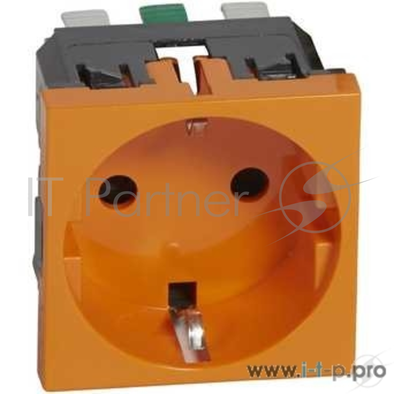 Аксессуары Legrand 77217 РОЗЕТКА 2К+3 - ПРОГРАММА MOSAIC - НЕМЕЦКИЙ СТАНДАРТ - 2 МОДУЛЯ - ОРАНЖЕВАЯ