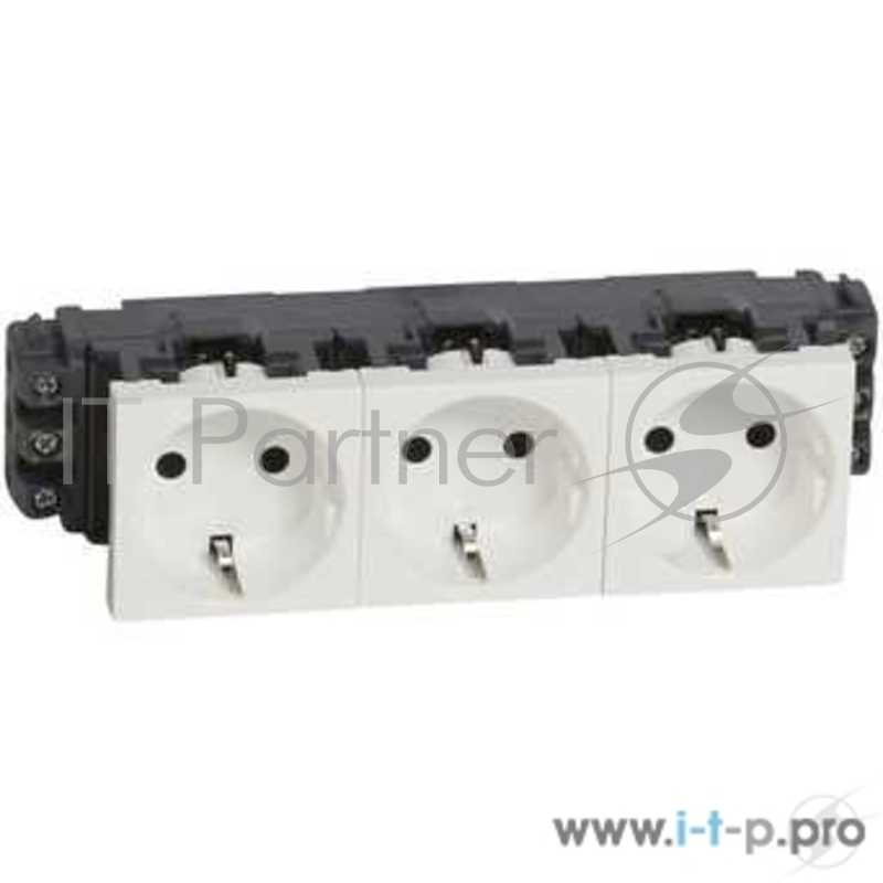 Розетка Mosaic 6М 3x2К+З нем. ст. Mosaic Розетка 6М 3x2К+З нем. ст.