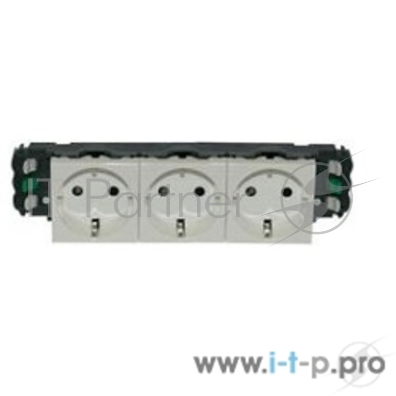 Аксессуары Legrand 77403 РОЗЕТКА 3 Х 2К+3 - ПРОГРАММА MOSAIC - ДЛЯ УСТАНОВКИ В КАБЕЛЬ-КАНАЛЕ - АВТОМАТИЧЕСКИЕ КЛЕММЫ - СТАНДАРТНАЯ