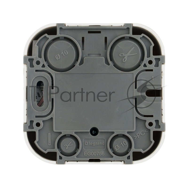 Электроустановочные изделия Legrand 782228 Двойная розетка RJ45 (Белая)