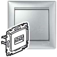 Электроустановочные изделия Legrand Legrand 770239 ValenaRJ45 UTP кат5е 2в ал зх